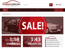 Tablet Screenshot of modelcartrade.com